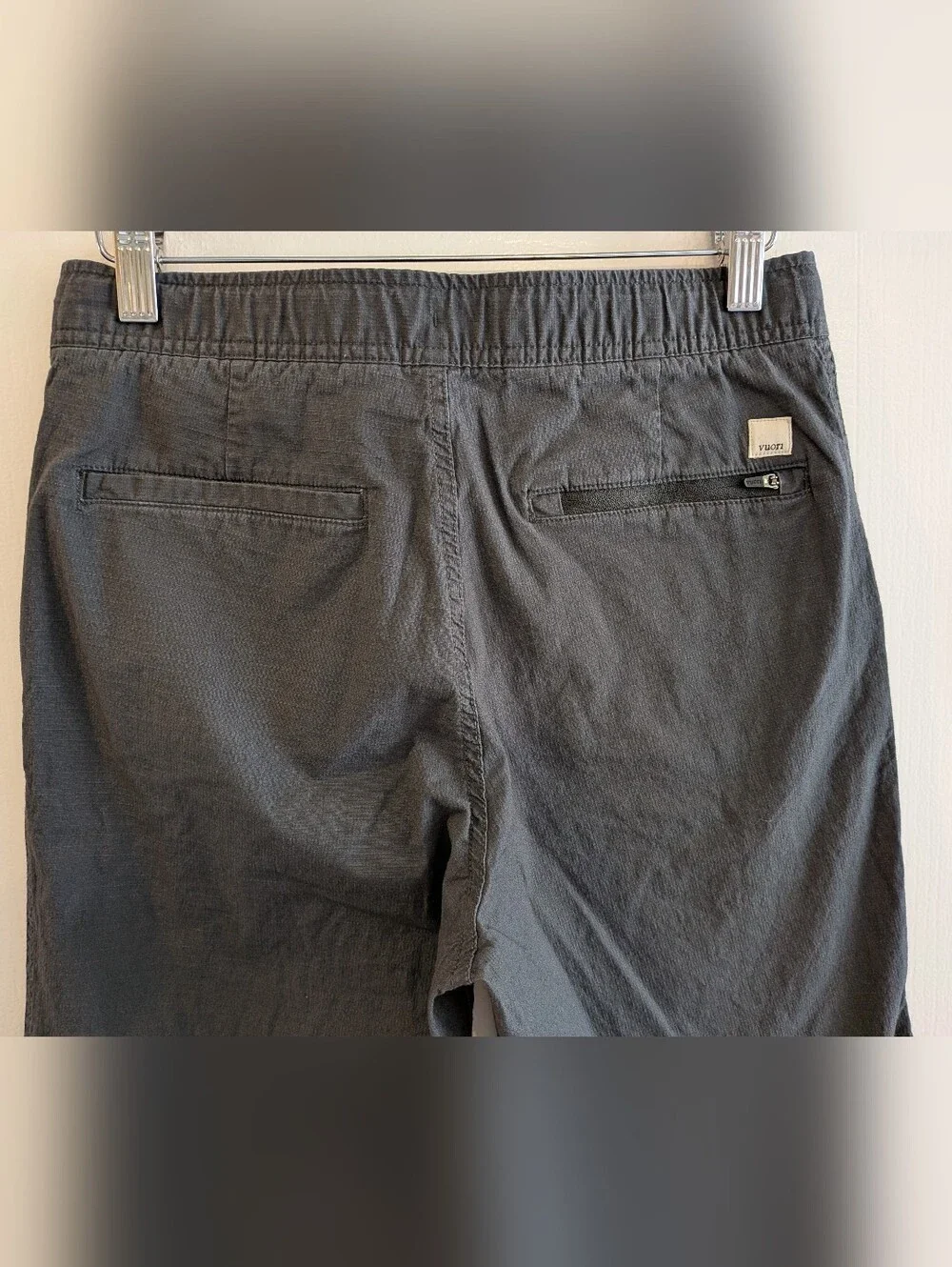 Vuori Women’s Ripstop Wide Leg Hiking Pant Dark Gray Gorpcore Outdoor Size S